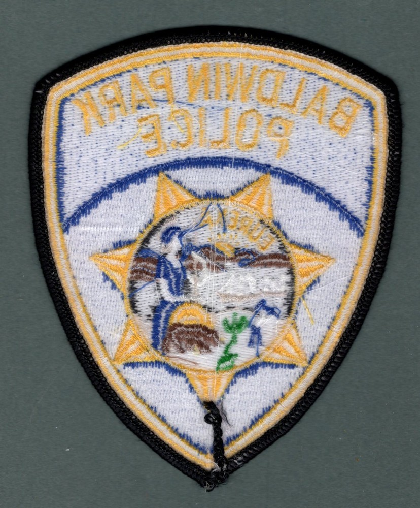 Baldwin Park California Police Patch