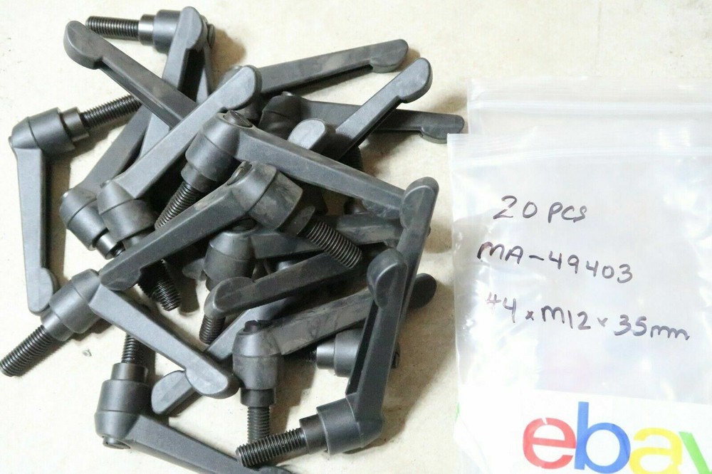 MONROE ENGINEERING MA-49403 #4 x M12 Stud SS Insert Adjustable Handle