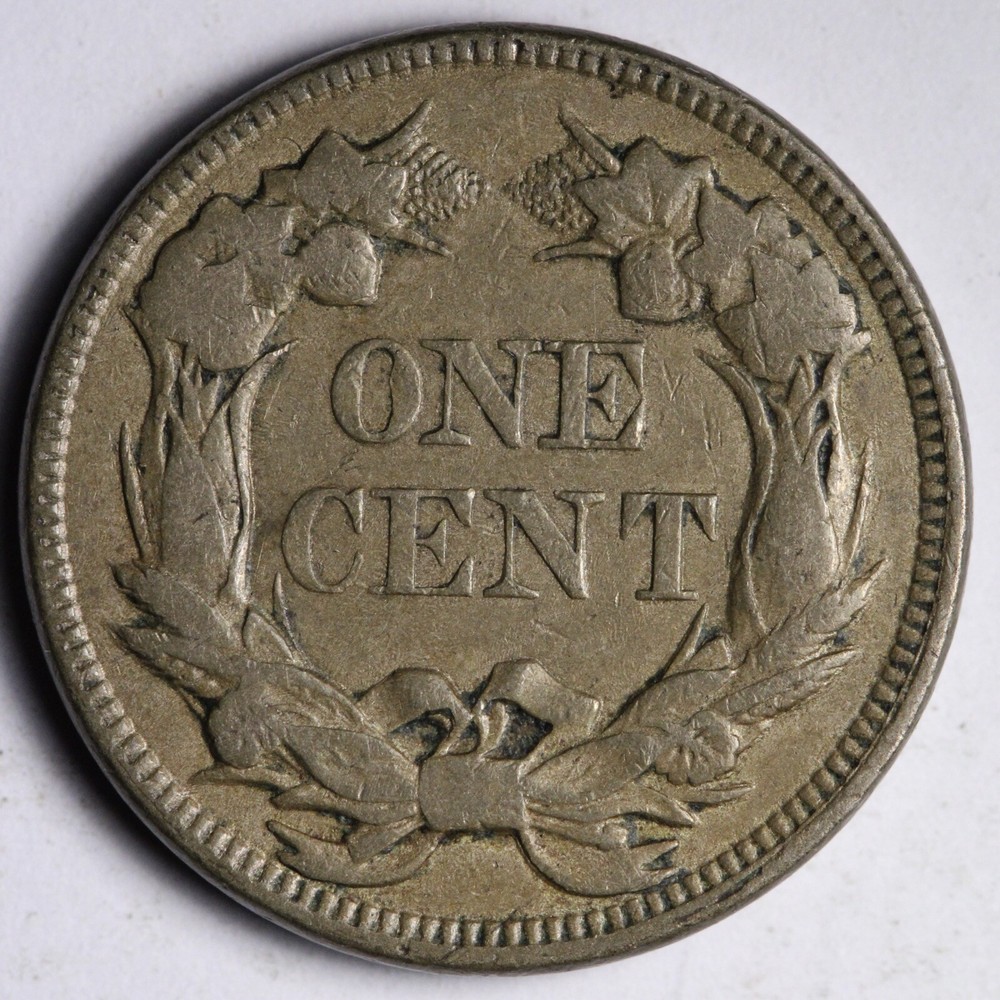 1857 Flying Eagle Cent Penny XF E104 ADMY