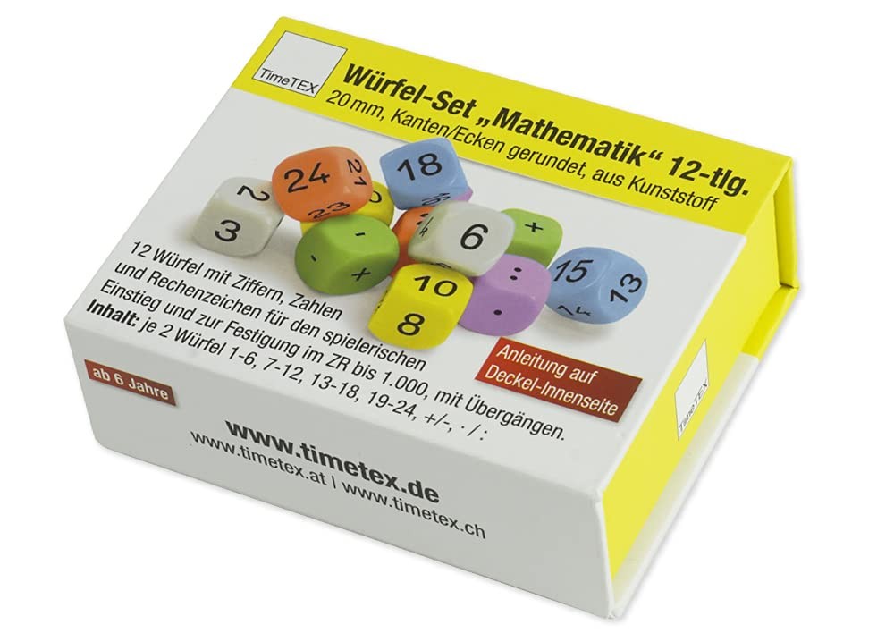 Set of 12 20mm Math Boxes
