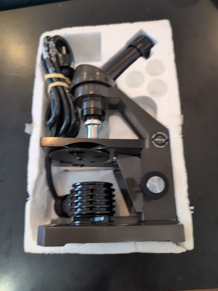 Swift Instruments Microscope With Objective 10 0.25 TESTED