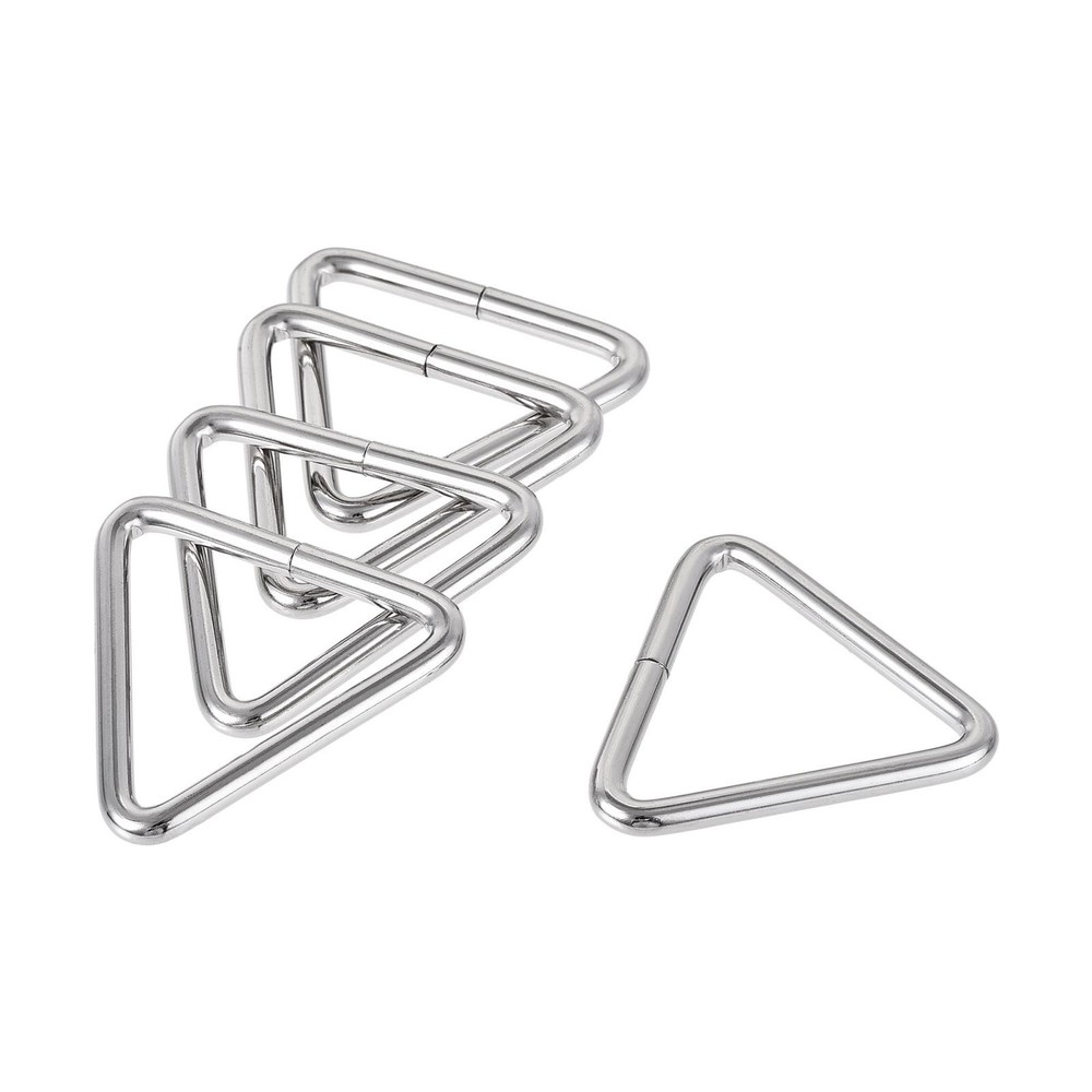Metal Triangle Ring Buckle 1.26" (32mm) Inner Width 10pcs