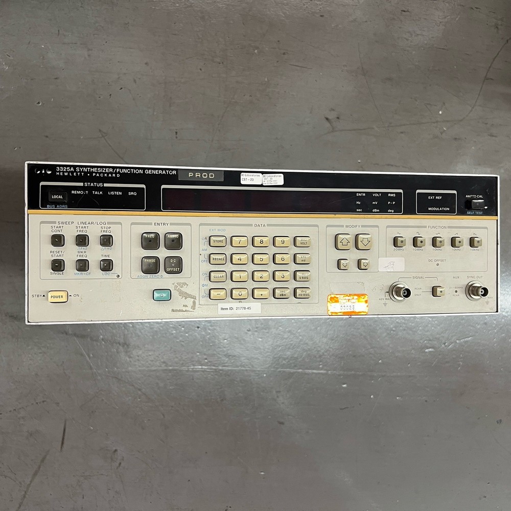 HP 3325A Synthesizer / Function Generator For Parts