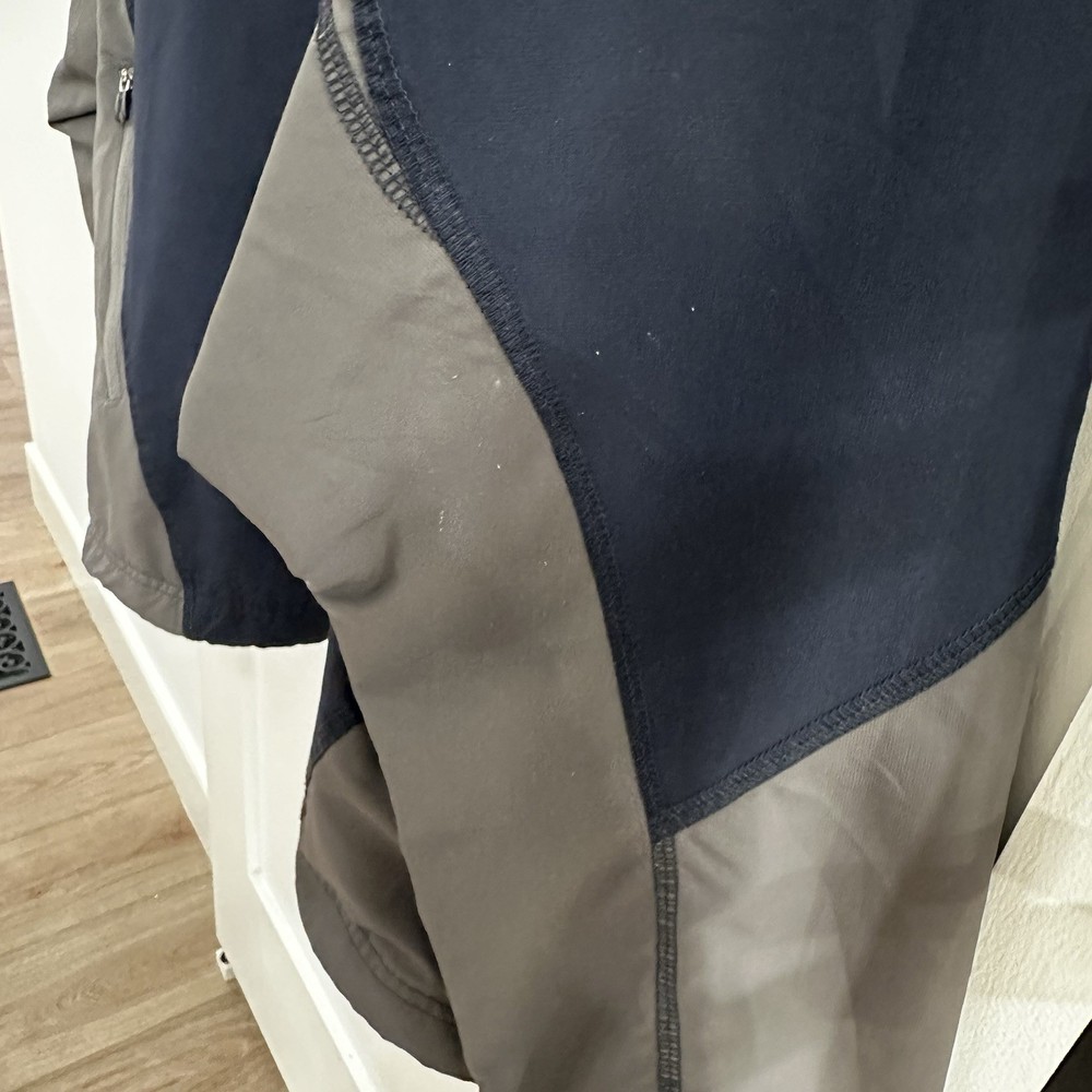 Ping Villanova Navy and Gray Quarter-Zip Golf Pullover Jacket. Size Large.