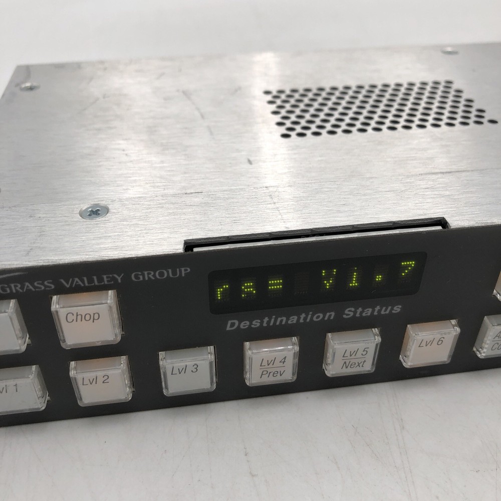 USED Grass Valley - Encore BPS Control Panel POWERS ON AS IS READ A