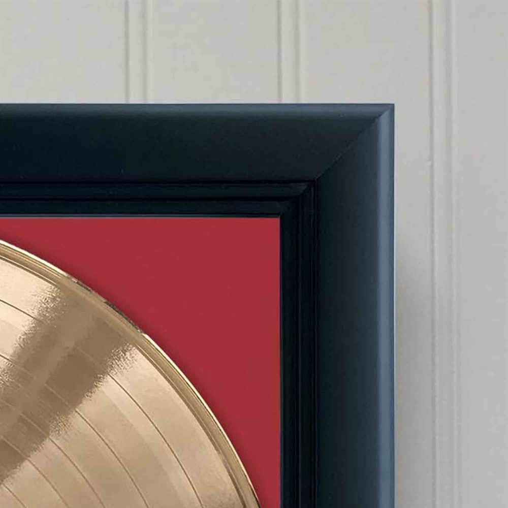 Beatles HELP Framed Gold Etched LP Shadowbox