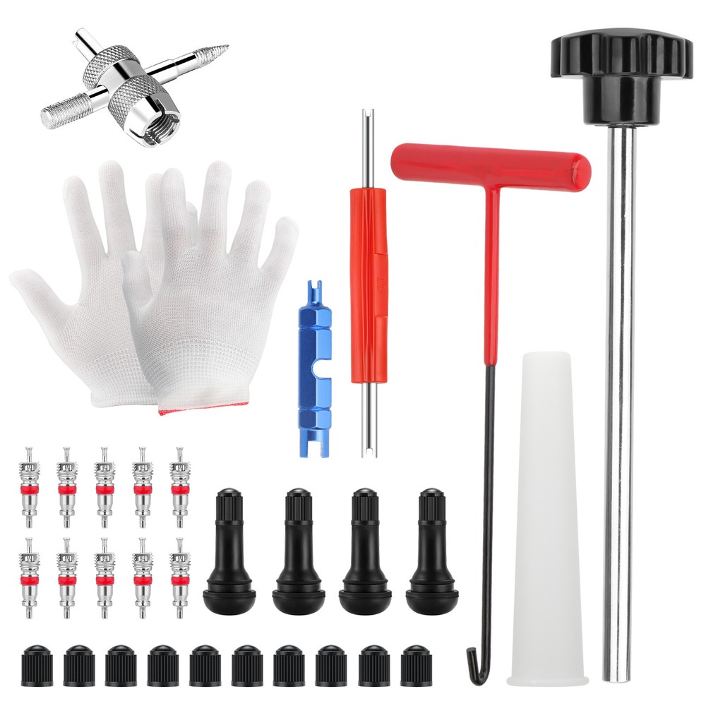 For TR413 Valve Core Tire Valve Stem Core Remover&Installer/Replacement Tool Kit