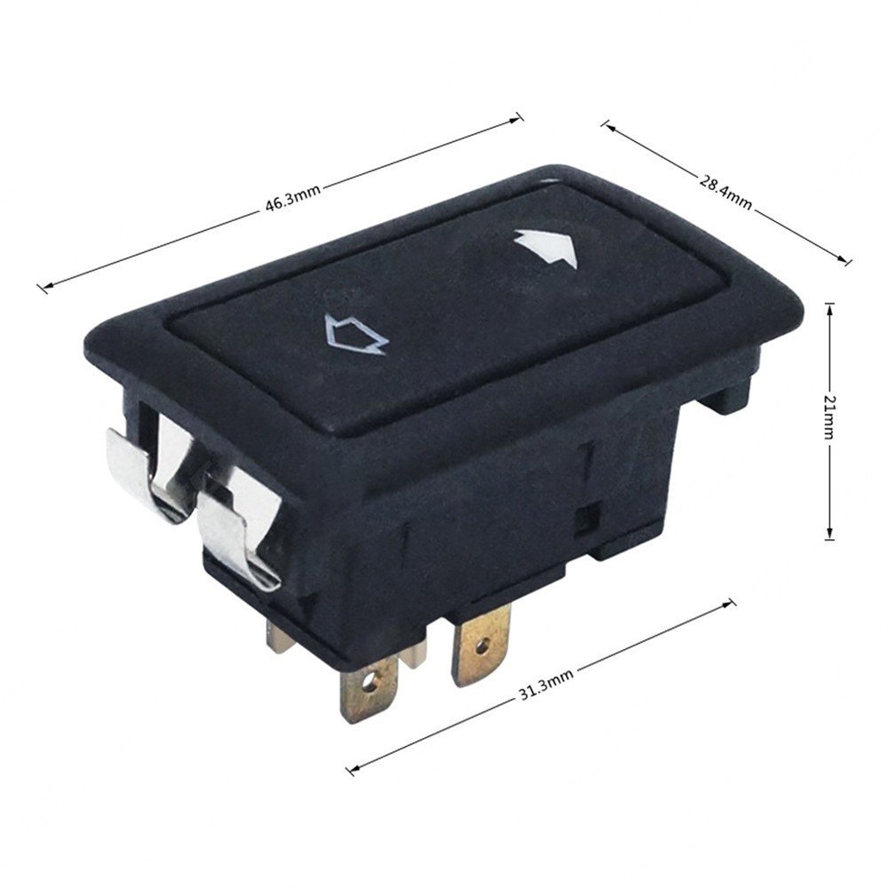 Practical Electric Power For Window Switch Button with Green LED Light