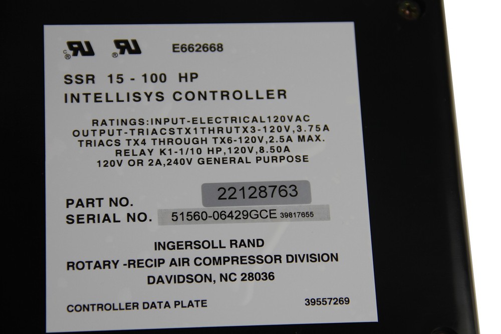 New In Box INGERSOLL RAND 22128763 Air Compressor Computer Controller Panel