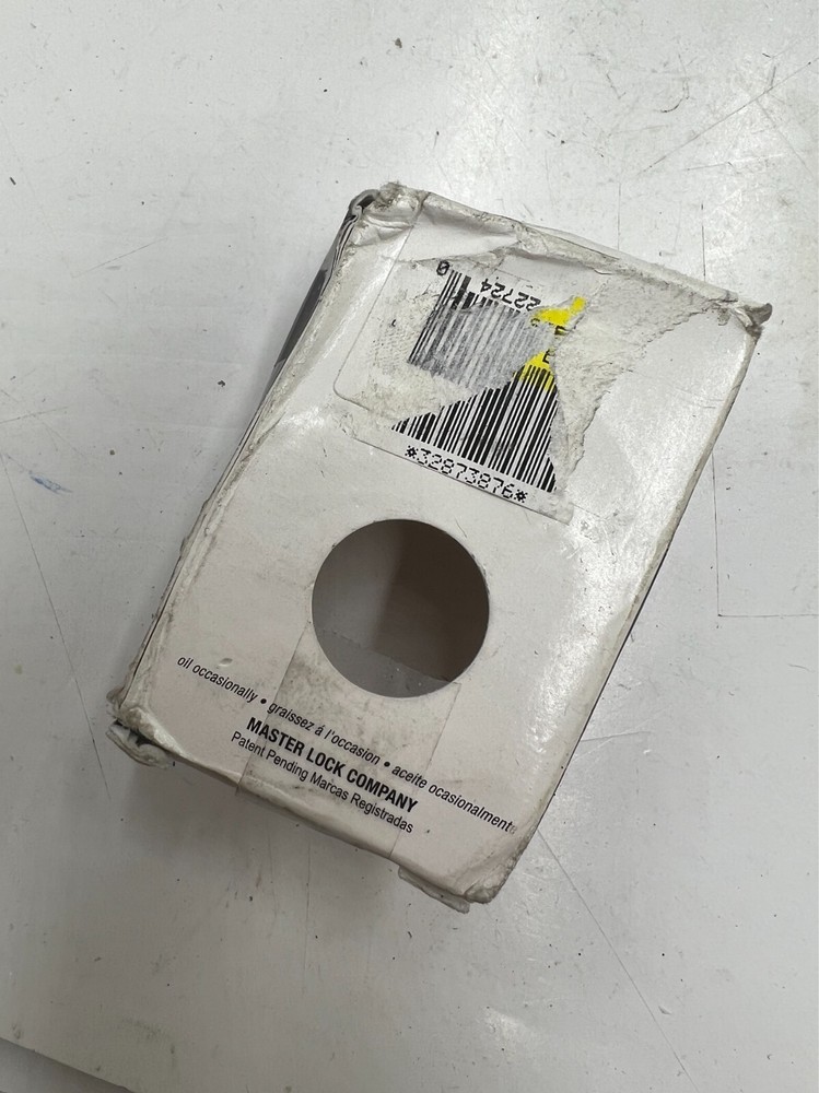 Master Lock Combination Padlock 1525STK, Steel