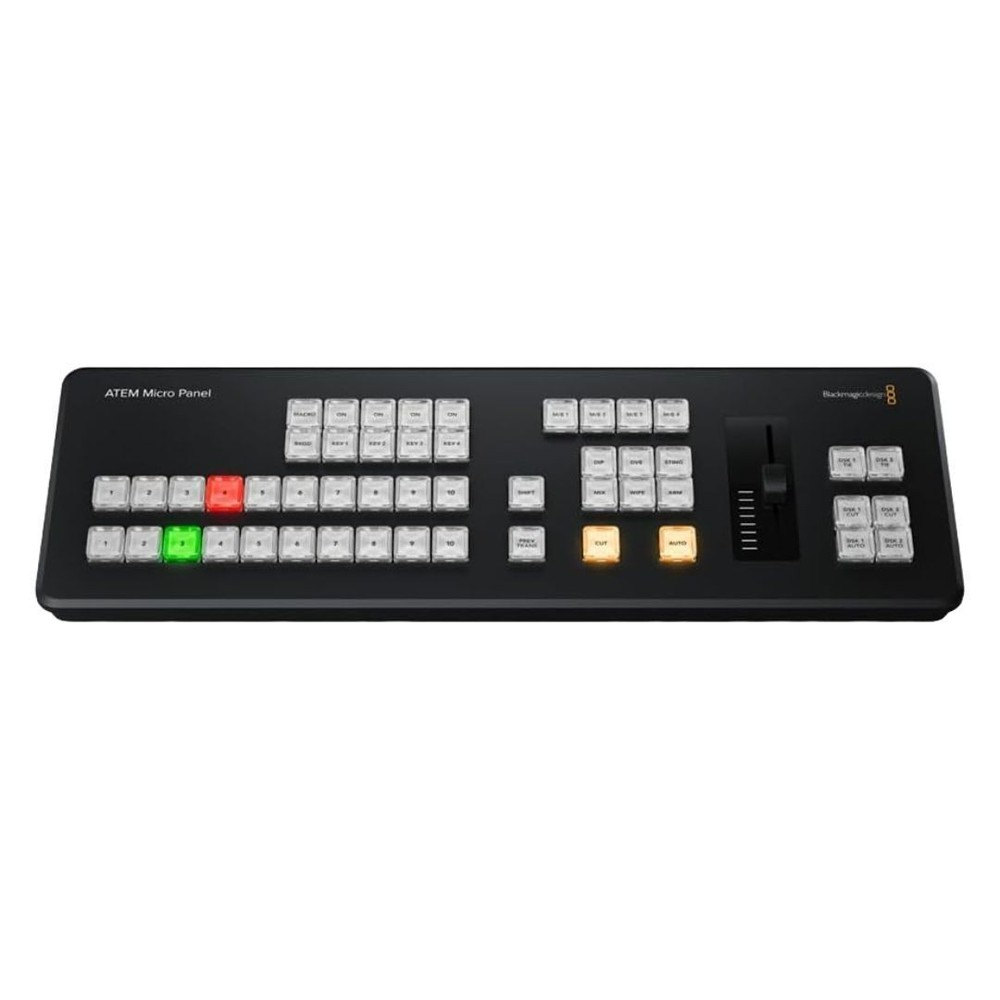 Blackmagic ATEM Micro Live Stream Switcher Panel Intuitive Layout PRO