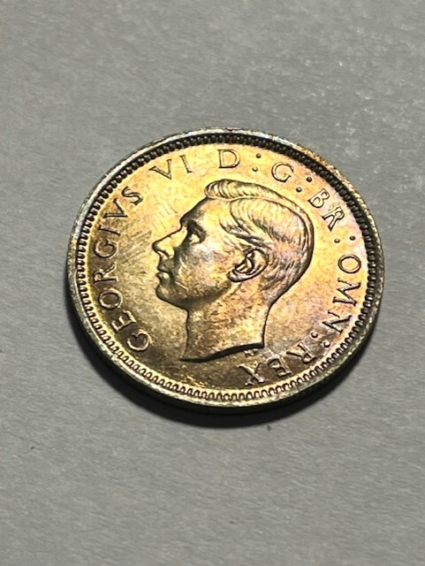 1942 Great Britain 6 Pence/Silver/Unc++ #1722