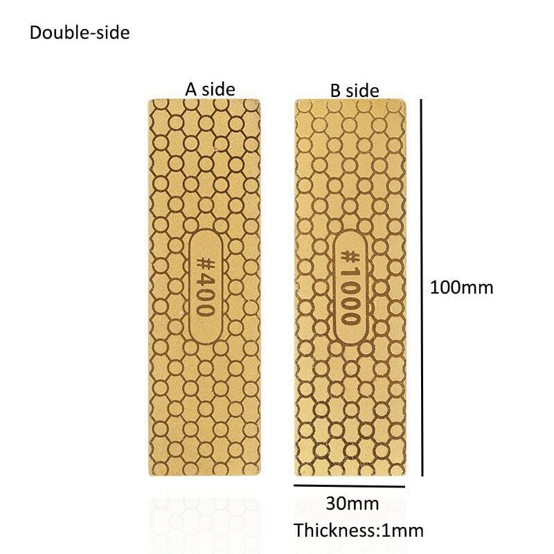 EDC Diamond Sharpener Stone Kitchen Knife Sharpener Whetstone Double Sided