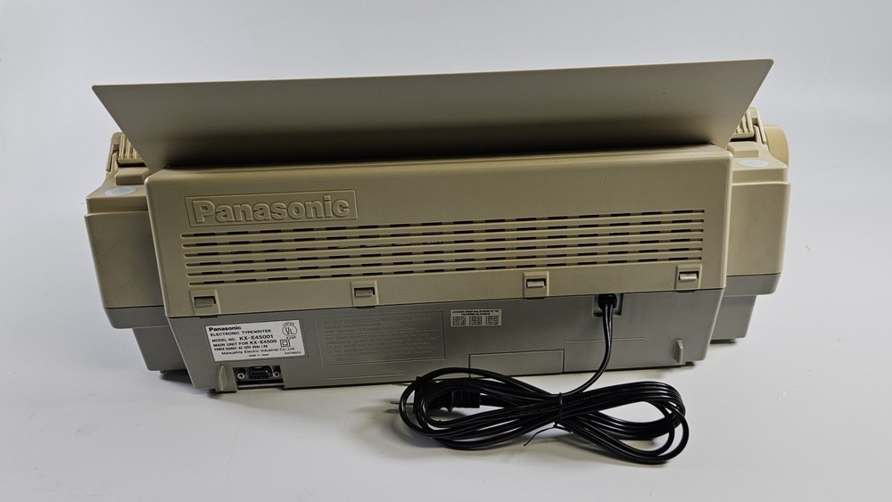 Panasonic KX-E4500 Electronic Typewriter SpellCorrect - Works, Floppy Untested