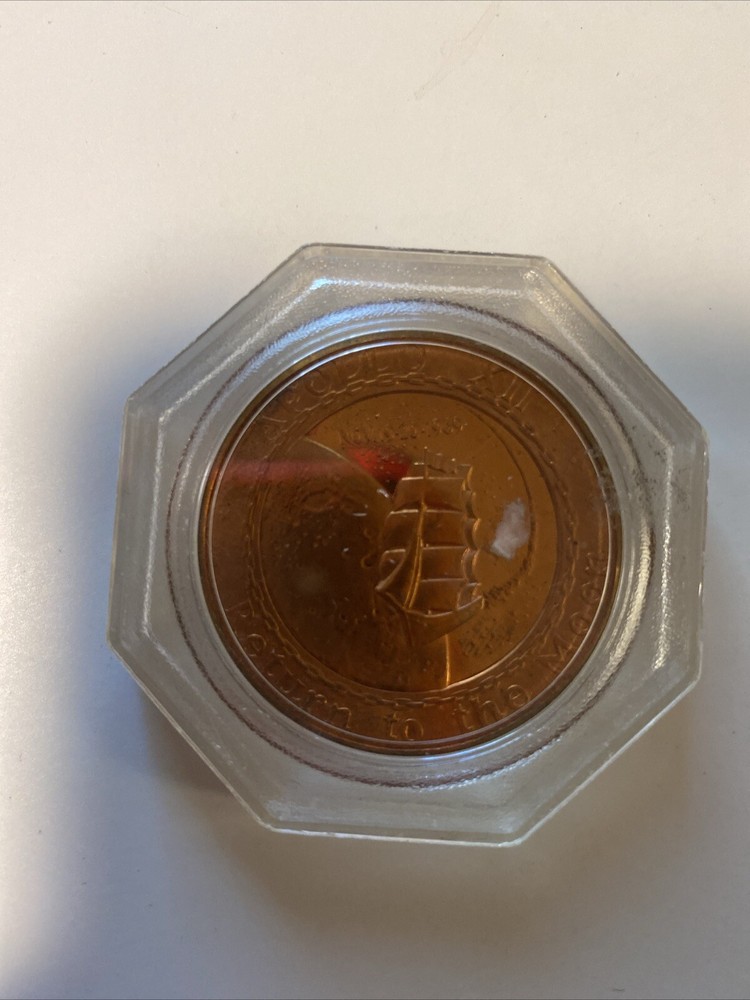 Apollo Copper Round Commemorative Coins Set Of 5