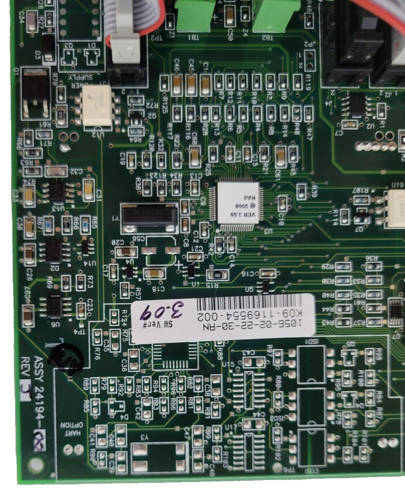 Emerson Rosemount Analytical 1056-02-22-30-AN Analyzer Screen UNTESTED.
