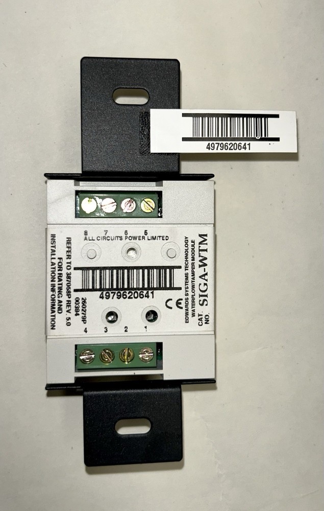 Edwards SIGA-WTM Waterflow Tamper Module NEW!