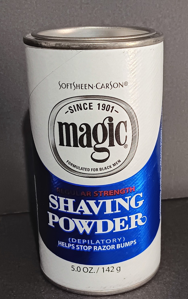 3 Pack SoftSheen-Carson Magic Shave Regular Strength Shaving Powder 5 oz
