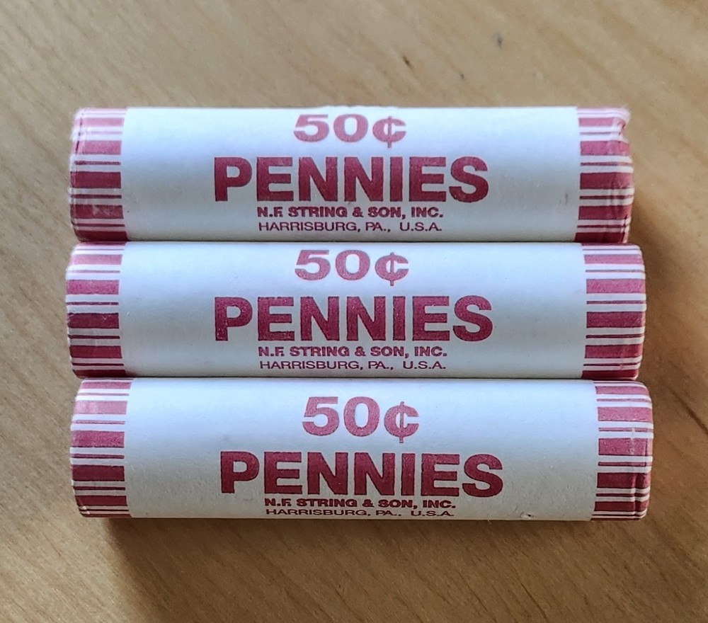 3 ROLLS 2009-P LINCOLN CENT ‘OBW’ FORMATIVE YEARS