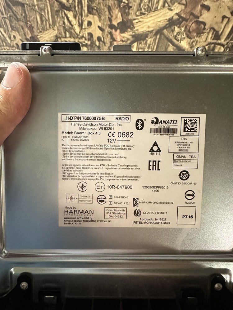 harley davidson radio