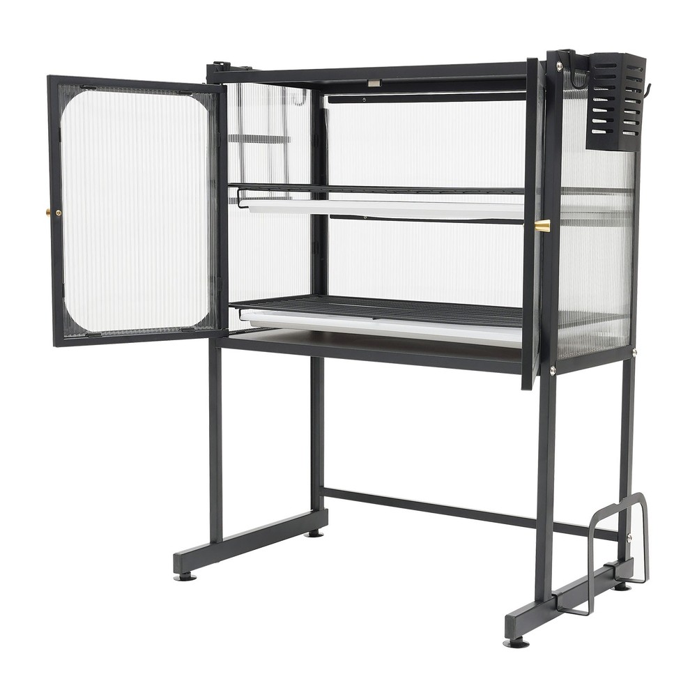 Iron Kitchen Storage Rack Vertical Microwave Oven Rack Kitchen Storage Shelf