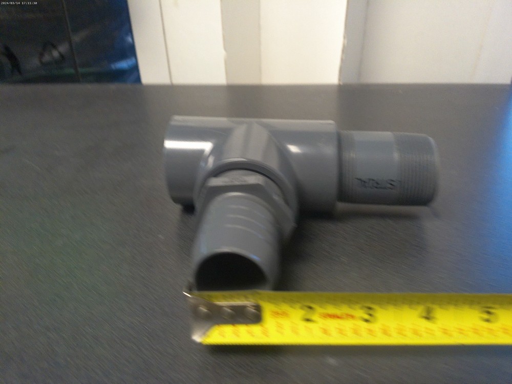 Spears 805-015 PVC 1-1/2'' Tee Assy BIN0322