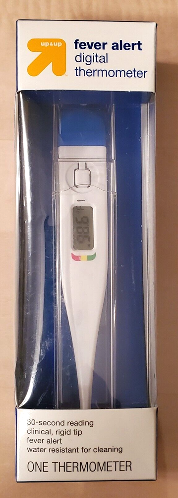 Up & Up~Fever Alert Digital Thermometer~30 Second Reading~NEW!