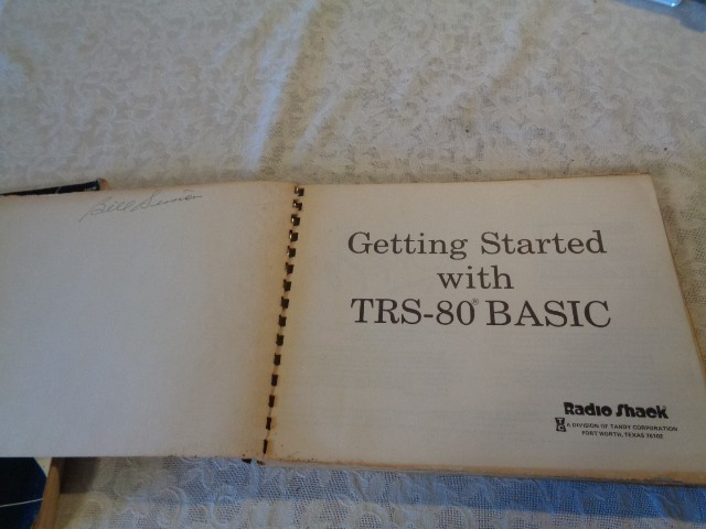 TRS 80 Cobol Book By Robert Grauer & Getting Started with TRS 80 Basic - 2 Total