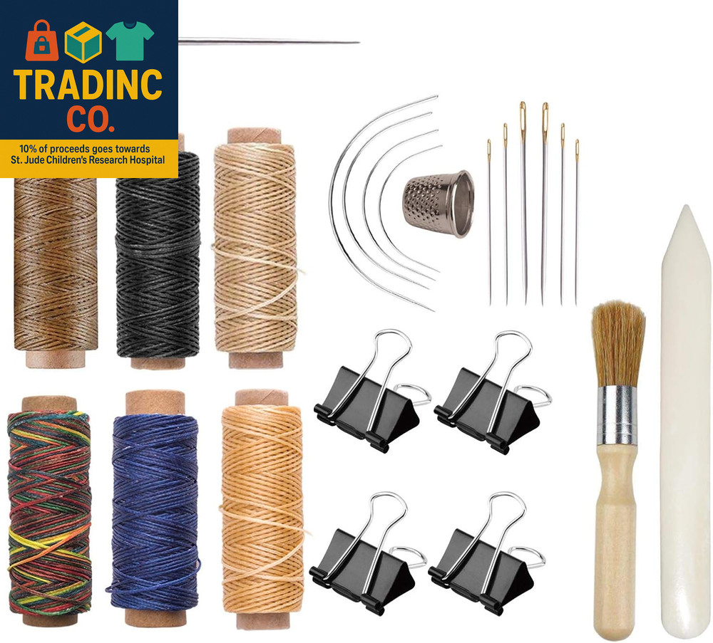 Bookbinding Kit -  Bookbinding Supplies, Hand Book Binding Starter Tools Set wit