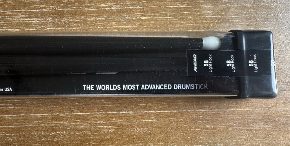 Ahead 5B Light Rock Drumsticks Pair New