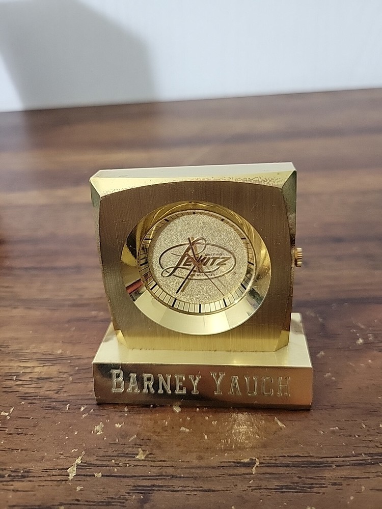 Levitz Time Piece Employee Award Solid Brass 2 3/8" Swiss Made  Untested