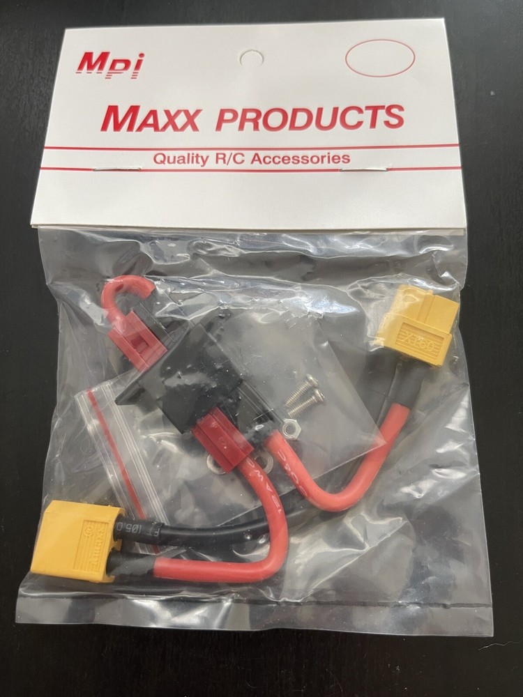 MPI 6976 Hi Current Arming Switch, with XT60 Connectors AWG HD Wire