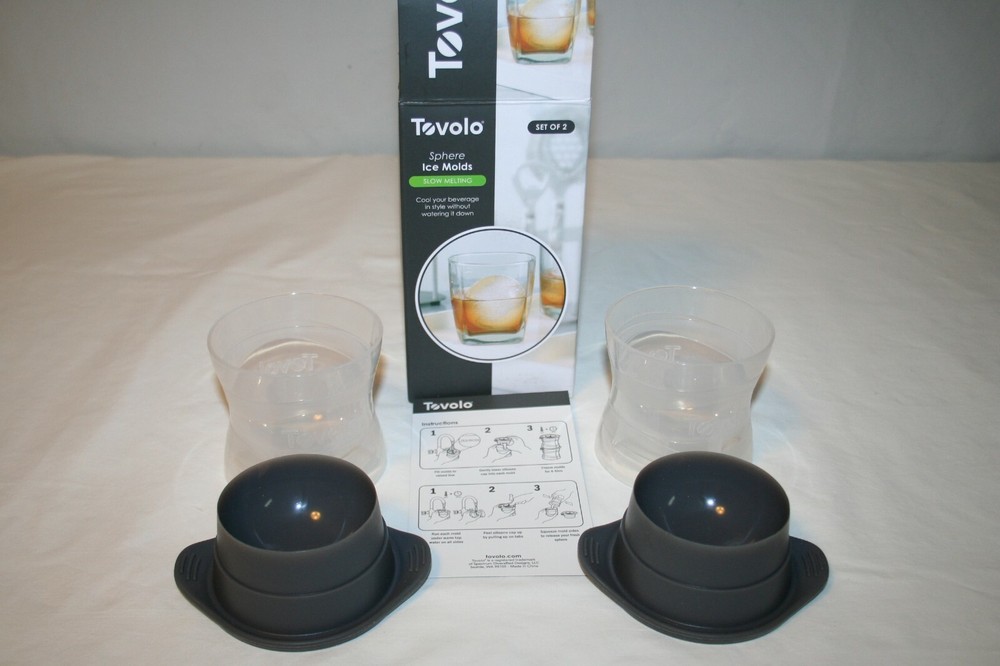 2 Sphere Ice Molds Tovolo NIB