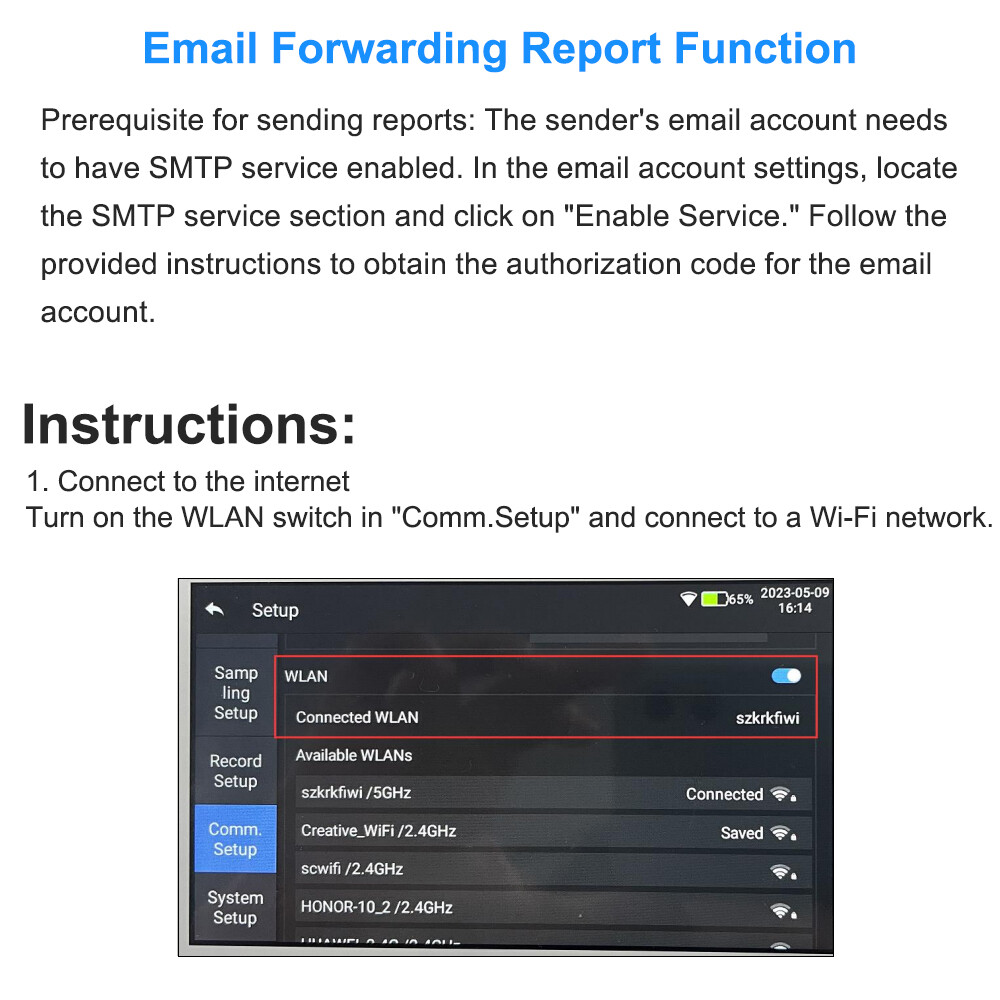 12-Lead ECG Machine Diagnostic Automatic Interpretation data transfer via email
