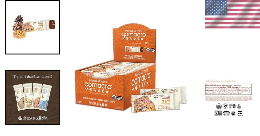 MacroBar Mini Organic Snack Bars - Double Ch