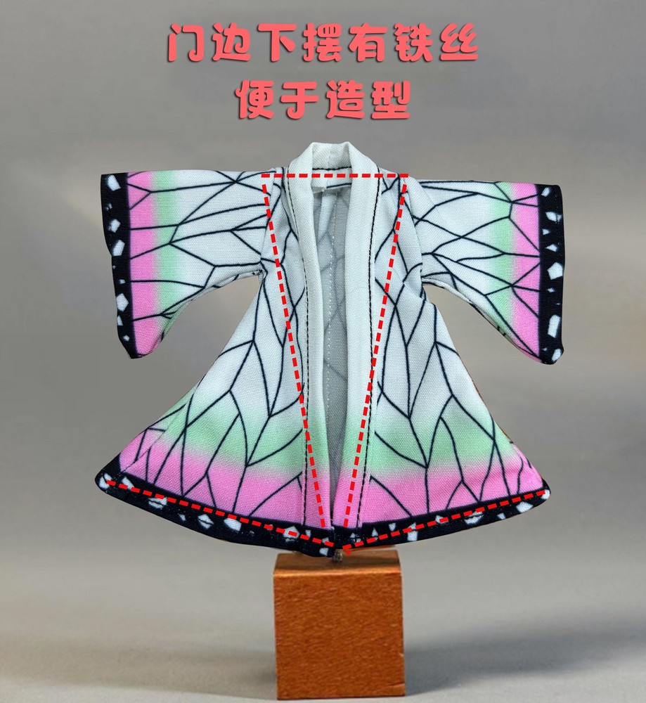 1/12 Scale Wired Cape Cloak Clothes Model for 6" Action Figure