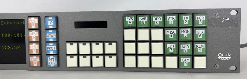 Evertz CP6408E Control Panel