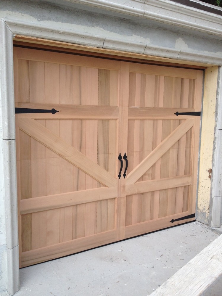 Gabriel Design - [16' x 7'] Barn Style Custom Solid Cedar Wood Garage Door