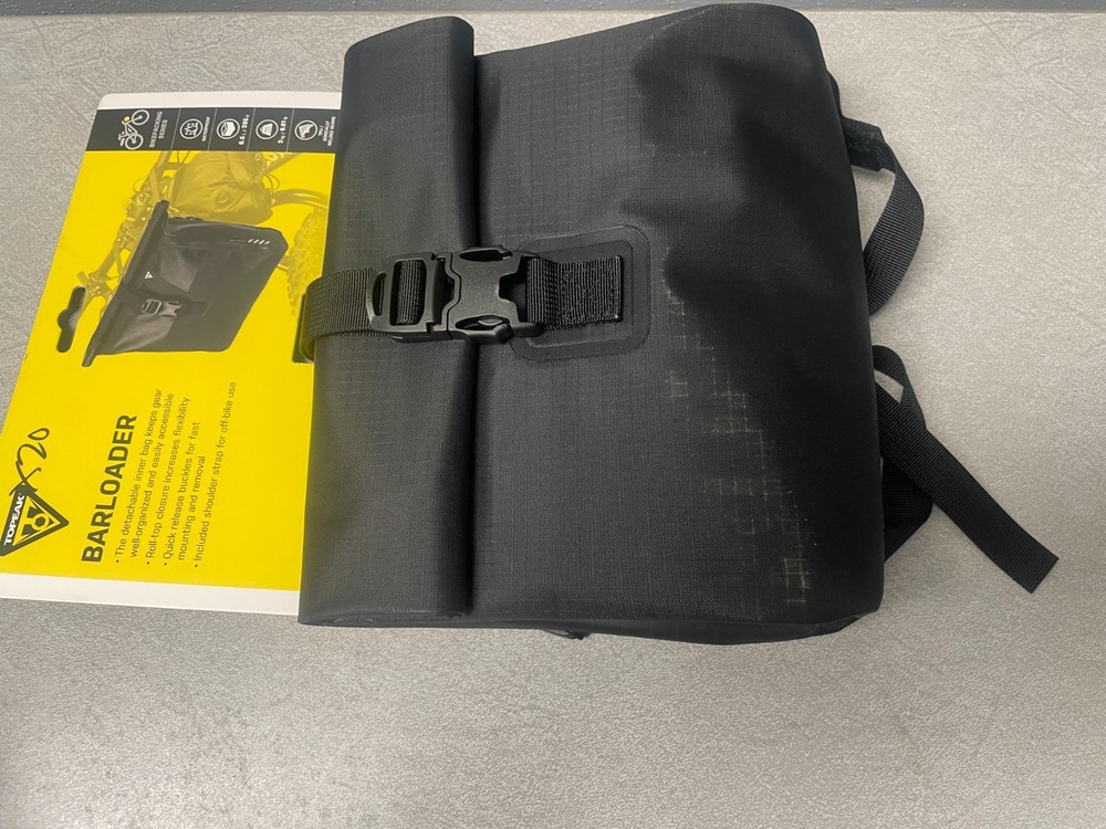 TOPEAK BARLOADER HANDLEBAR BAG - 6.5L BLACK Front bag Waterproof