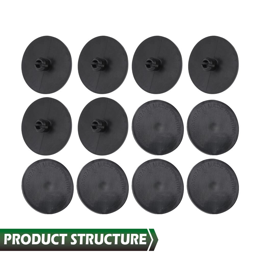 2" Leaf Spring End Tip Pad Anti Squeak Insert Cushion Plastic Silencer