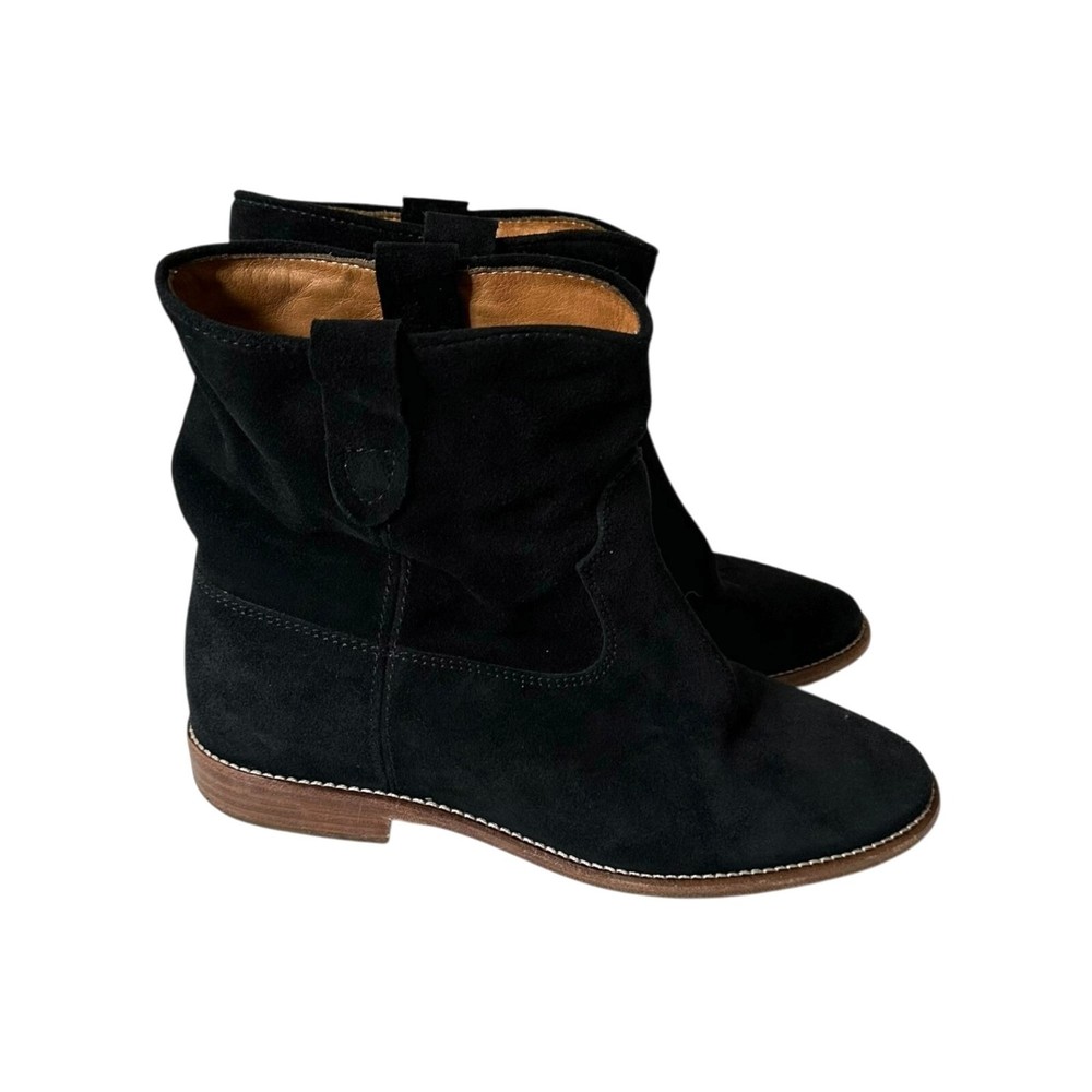 Isabelle Marant Etoile Suede Crisi boots. Size 38 EU, Black