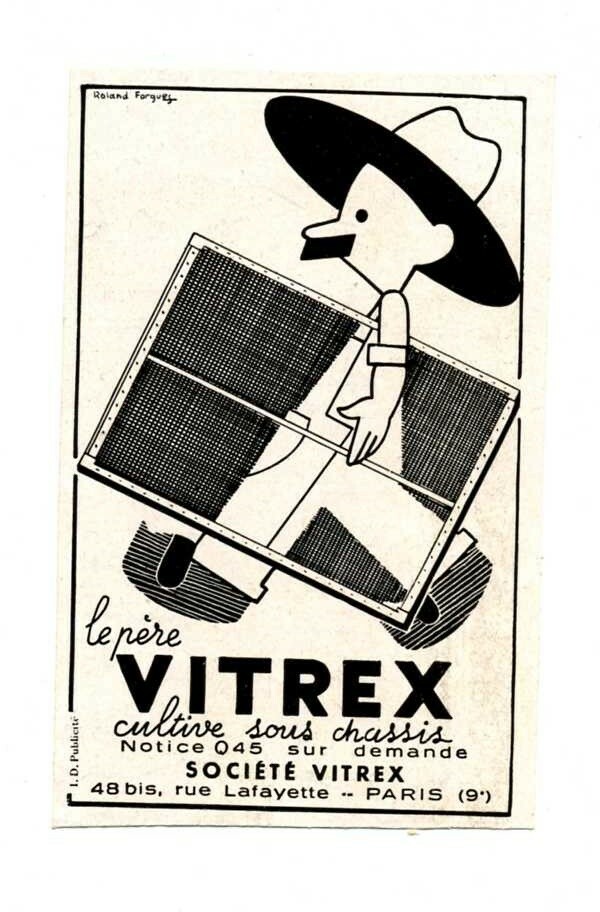 1946: Father Vitrex grows under chassis (advertising, advertising)