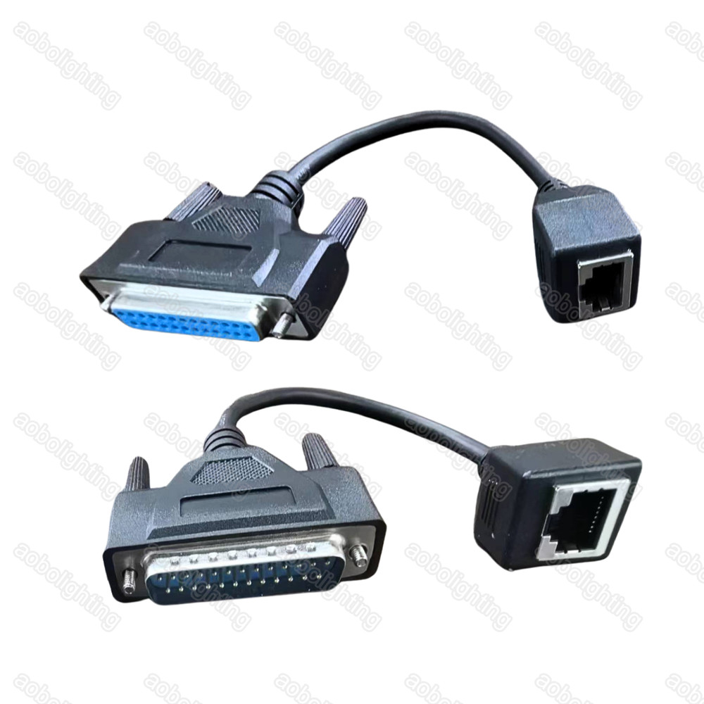Stage Laser Light Conversion cable DJ FB3 FB4 Control cable DB25 to Network Line