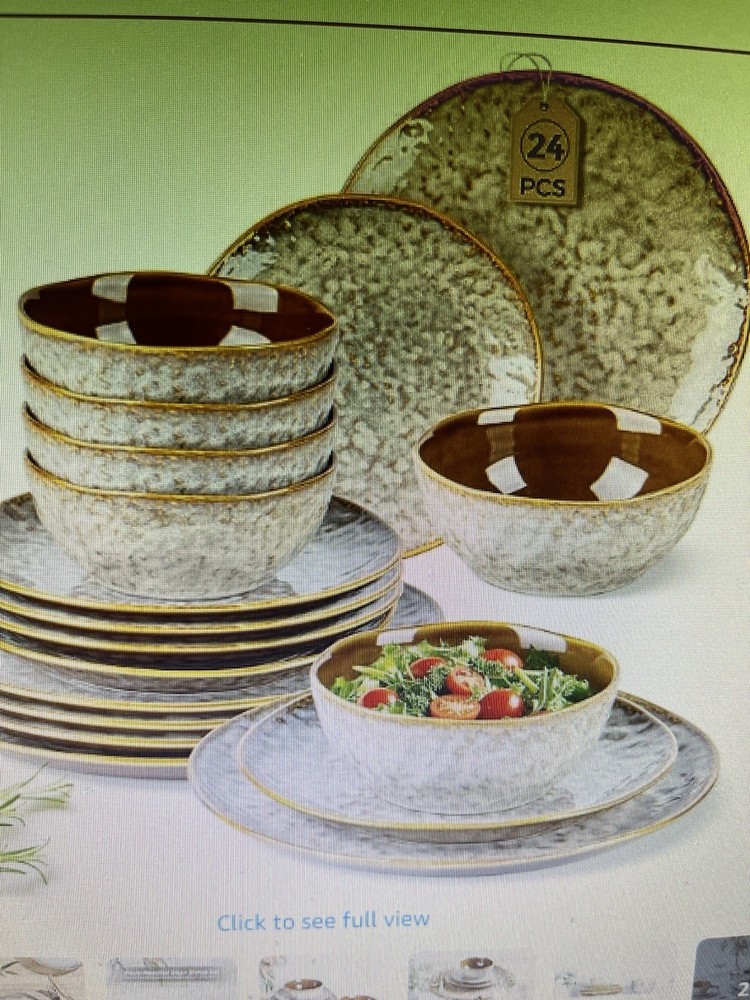 Leratio Ceramic Dinnerware-8 Place Setting