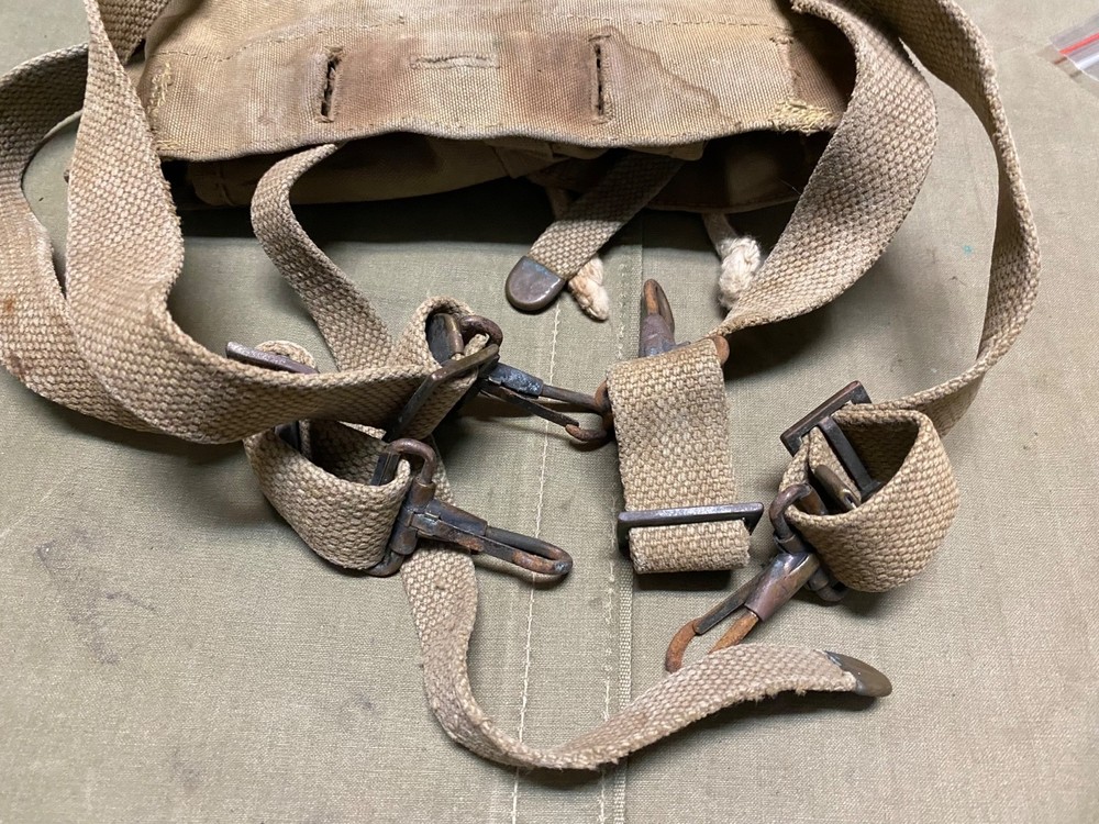 ORIGINAL WWI US ARMY M1910 HAVERSACK COMBAT FIELD BACKPACK-DATED 1917