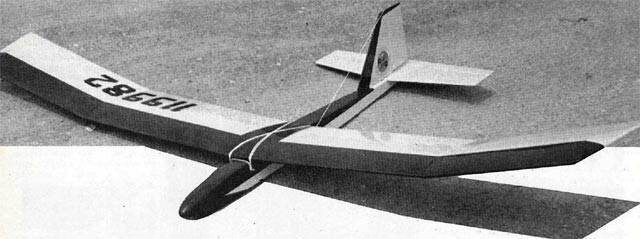 Easy Wind Sailplane 78" Wingspan RC Model Airplane Printed Plans & Templates