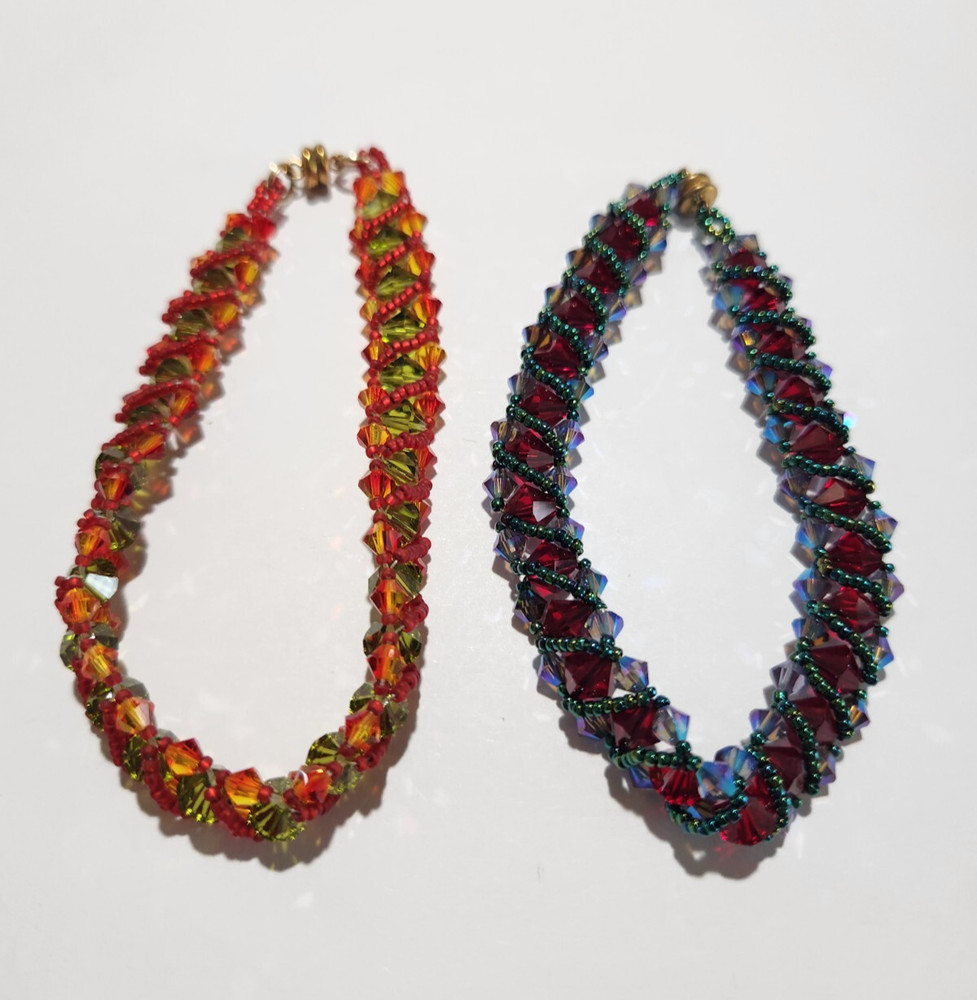 HAND MADE 8 INCH CRYSTAL BRACELETS