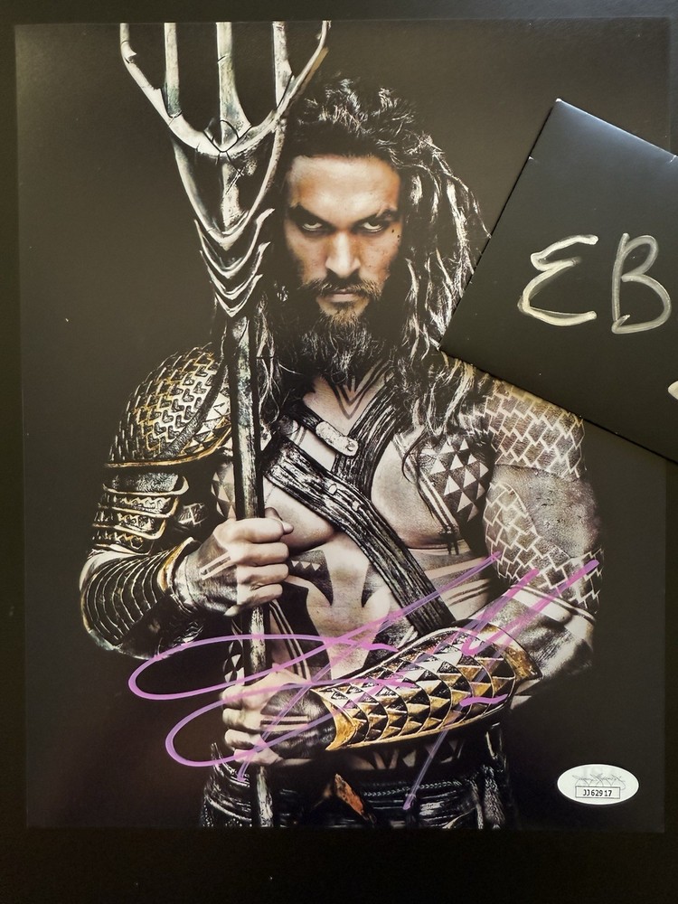 Jason Momoa Signed Autograph JSA COA Aquaman DC Comics