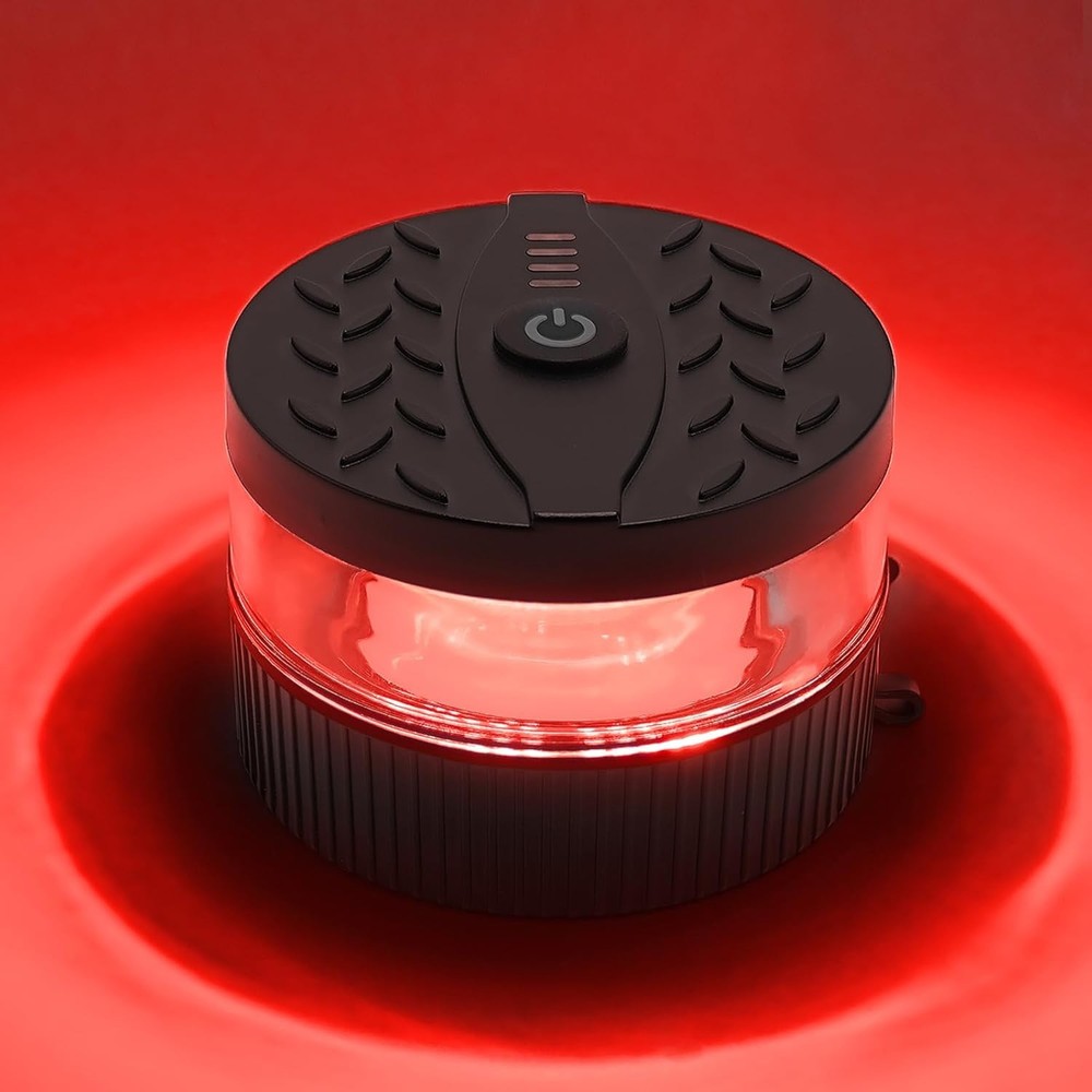 Red Strobe Light Beacon Magnetic Base USB-C Rechargeable Portable Warning