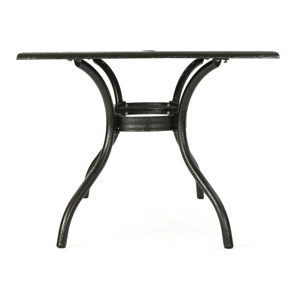 Monteria Bronze Cast Aluminum Rectangle Table